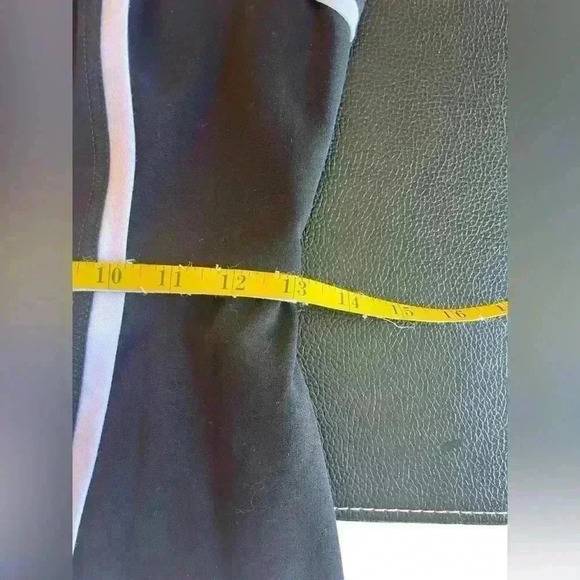 Calvin Klein Black w/ White Piping Sheath Dress Size 2 Business Classic Neutral - Picture 8 of 11